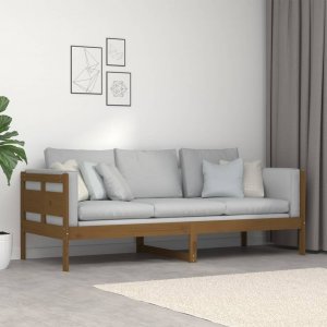 vidaXL vidaXL Łóżko dzienne, miodowy brąz, drewno sosnowe, 80x200 cm 9