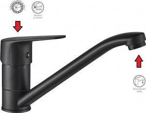 Bateria kuchenna Kuchinox Sagra stojąca czarna (KCH162656/ALL) 3