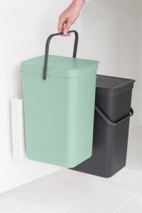 Kosz na śmieci Brabantia Kosz szafkowy Sort&Go 2x16l Jade Green/ Grey 214462 9