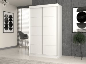 Topeshop Szafa przesuwna IGA 120 cm biała 3