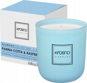 KROSNo Candles Świeca zapachowa Glamour PANNA COTTA 250g KROSNO 1