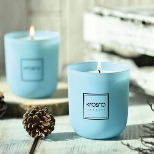 KROSNo Candles Świeca zapachowa Glamour PANNA COTTA 250g KROSNO 3