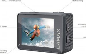 Kamera Lamax X7.2 czarna 9