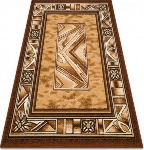 Dywany Łuszczów Dywan BCF Morad OPAL ramka, klasyczny - stare złoto, 300x400 cm 1