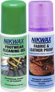 Nikwax Zestaw Nikwax tkanina/skóra + żel czyszczący 1