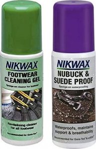 Nikwax Zestaw Nikwax nubuk i zamasz + żel czyszczący 1