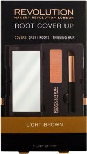 Makeup Revolution Makeup Revolution Root Cover Up Puder do odrostów - Light Brown 2.1g 1