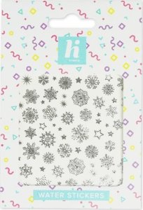 Hi Hybrid Hi Hybrid Naklejki wodne Xmas nr 01 Silver Snowflakes 1szt 2