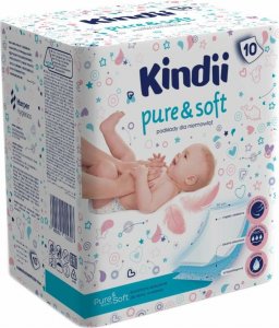 Kindii Kindii Pure & Soft Podkłady jednorazowe dla niemowląt 1op.-30szt 1