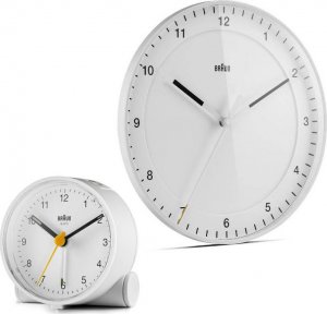 Braun Zestaw czytelny zegar i budzik Braun BC17W i BC01W 1