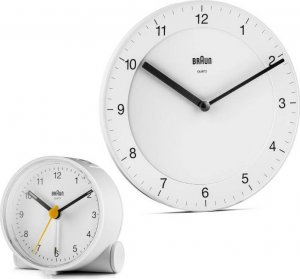 Braun Zestaw czytelny zegar i budzik Braun BC06W i BC01W 1