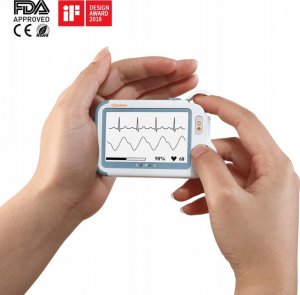 Viatom Monitor zdrowia lekarski: EKG Holter Pulsoksymetr Termometr Checkme PRO 3
