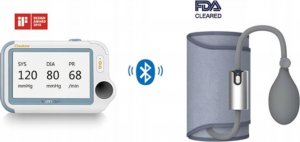 Viatom Monitor zdrowia lekarski: EKG Holter Pulsoksymetr Termometr Checkme PRO 4