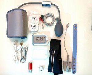 Viatom Monitor zdrowia lekarski: EKG Holter Pulsoksymetr Termometr Checkme PRO 8