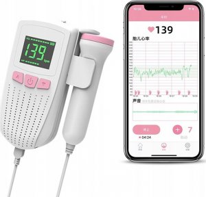 Wellue DETEKTOR TĘTNA PŁODU Bluetooth Aplikacja, Nagranie Wellue BabyTone 3