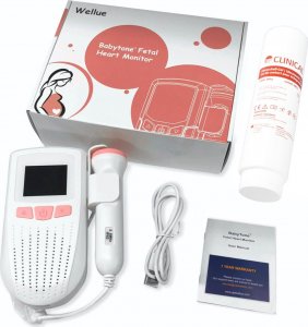Wellue DETEKTOR TĘTNA PŁODU Bluetooth Aplikacja, Nagranie Wellue BabyTone 5