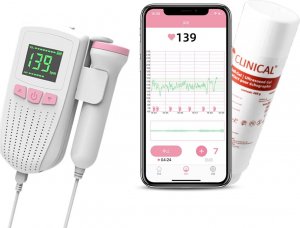 Wellue DETEKTOR TĘTNA PŁODU Bluetooth Aplikacja, Nagranie Wellue BabyTone 6