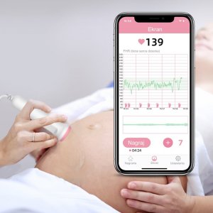 Wellue DETEKTOR TĘTNA PŁODU Bluetooth Aplikacja, Nagranie Wellue BabyTone 7