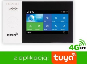 Huxgo Bezprzewodowy alarm 4G LTE GSM + WiFi - HXA007 R9 + syrena bezprzewodowa 120 db kompatybilny z aplikacją TUYA SMART 2