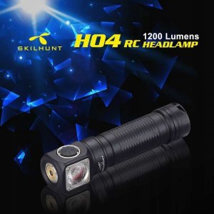 Latarka czołowa Latarka czołowa SKILHUNT LED H04 RC XM-L2 U4 1200L 3