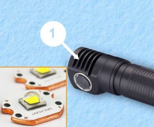 Latarka czołowa Latarka czołowa SKILHUNT LED H04 RC XM-L2 U4 1200L 8