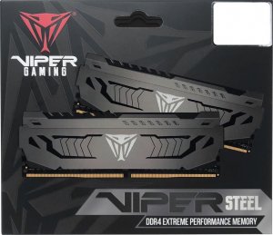 Pamięć Patriot Viper Steel, DDR4, 8 GB, 3600MHz, CL18 (PVS48G360C8) 3