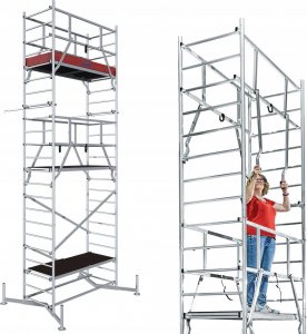 Krause RUSZTOWANIE ROBOCZE ALUMINIOWE 1,50m x 0,60m KOMPLETNE RUSZTOWANIE CLIMTEC KRAUSE 3