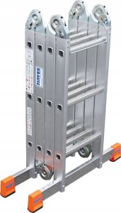 Krause DRABINA PRZEGUBOWA MULTIMATIC 4X3 Z PLATFORMĄ MONTO KRAUSE 13
