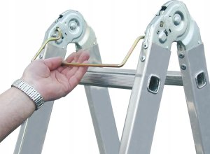 Krause DRABINA PRZEGUBOWA MULTIMATIC 4X3 Z PLATFORMĄ MONTO KRAUSE 6