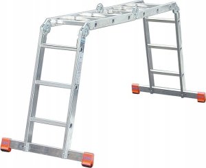 Krause DRABINA PRZEGUBOWA MULTIMATIC 4X3 Z PLATFORMĄ MONTO KRAUSE 7