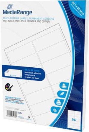 MediaRange Etykiety białe 99,1x38,1mm 700 sztuk (MRINK146) 2