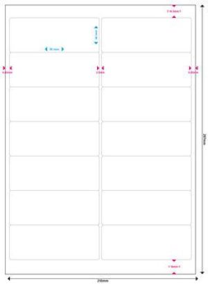 MediaRange Etykiety białe 99,1x38,1mm 700 sztuk (MRINK146) 3