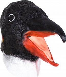 Korbi Profesjo. lateksowa maska PINGWIN głowa pingwina 1