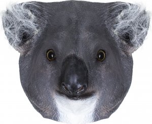 Korbi Profesjonalna lateksowa maska KOALA głowa koali 1