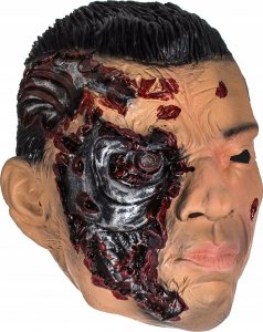 Korbi Lateksowa maska TERMINATOR CYBORG HALLOWEEN 1