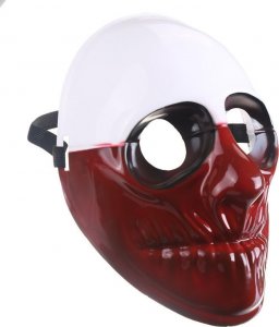 Korbi MASKA PAYDAY CLOWN WOLF HOXTON CHAINS DALLAS BORDO 2