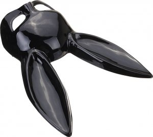 Korbi Maska króliczek playboy czarna hefner bunny uszy 5