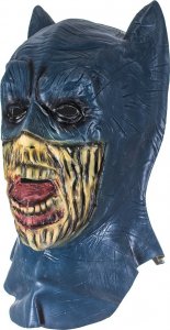 Korbi Profesjonalna lateksowa maska ZOMBIE BATMAN potwór 1