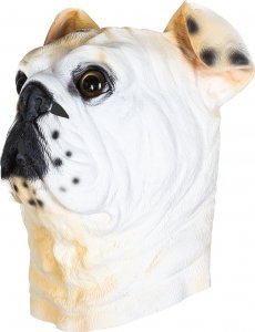 Korbi Profesjona. lateksowa maska BULLDOG głowa bulldoga 1