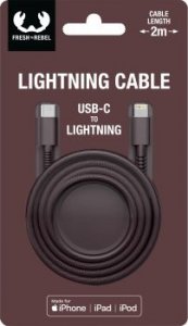 Kabel USB Fresh n Rebel USB-C - Lightning 2 m Brązowy (002149940000) 2