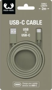 Kabel USB Fresh n Rebel USB-A - USB-C 2 m Zielony (002150000000) 2