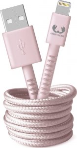 Kabel USB Fresh n Rebel USB-A - Lightning 2 m Różowy (002150130000) 1