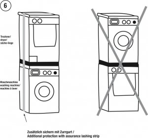 Xavax Łącznik do pralek i suszarek z półką xavax 16
