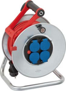 Brennenstuhl BRENNENSTUHL PRZEDŁUŻACZ BĘBNOWY STALOWY GARANT S, IP44, 25M, KABEL RN 2,5MM2 1