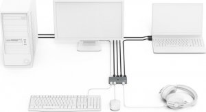 Przełącznik Hama towar w Sosnowcu - Przełączniki KVM [Hama] PRZEŁĄCZNIK KVM 4 PORTY () - Morelenet_11739497 5