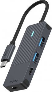 HUB USB Rapoo 2x USB-C  + 2x USB-A 3.0 (002176970000) 1