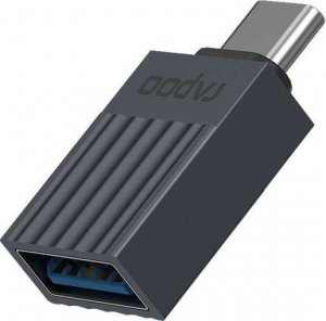 Adapter USB Rapoo UCA-1001 USB-C - USB Czarny  (002176820000) 1