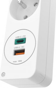 Listwa zasilająca Hama 3gn 3 gniazda 1.4 m biała (441337570000) 5