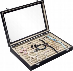 Korbi SZKATUŁKA PUDEŁKO NA PIERŚCIONKI E1 TACA 3