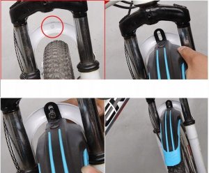 Korbi BŁOTNIKI ROWEROWE KOMPLET 2 SZT MTB 24-26 czerwony 2